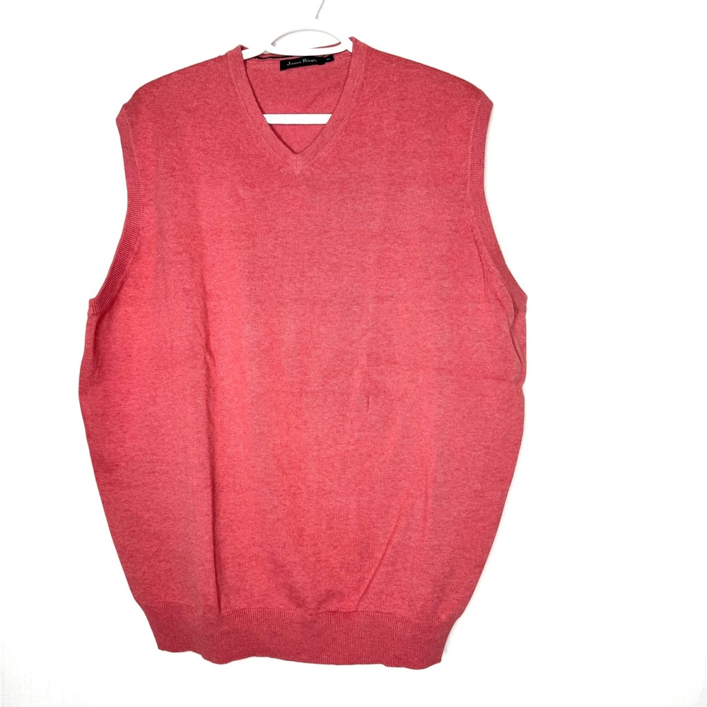 James Pringle Mens Sweater Vest XL Cotton Golf Preppy‎ Ivy League Old Money